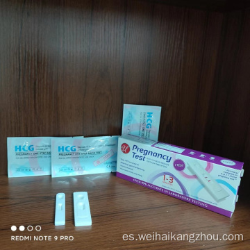 Casseta de prueba de prueba de embarazo HCG hembra